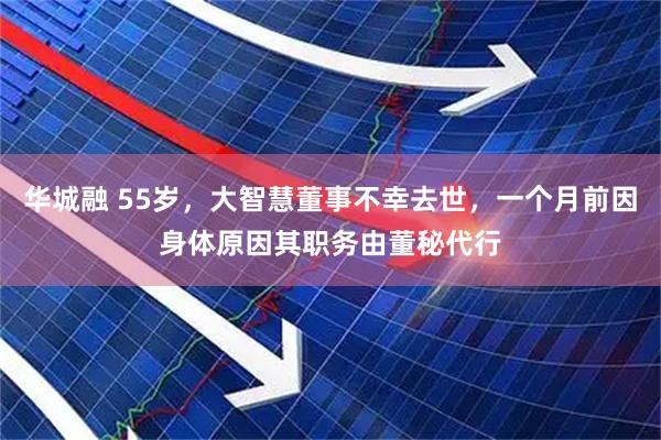 华城融 55岁，大智慧董事不幸去世，一个月前因身体原因其职务由董秘代行