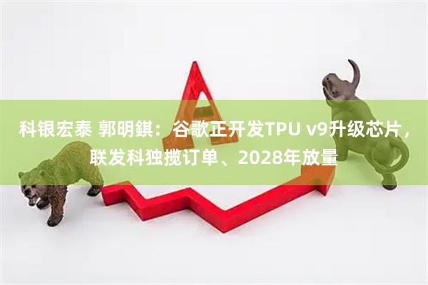 科银宏泰 郭明錤：谷歌正开发TPU v9升级芯片，联发科独揽订单、2028年放量